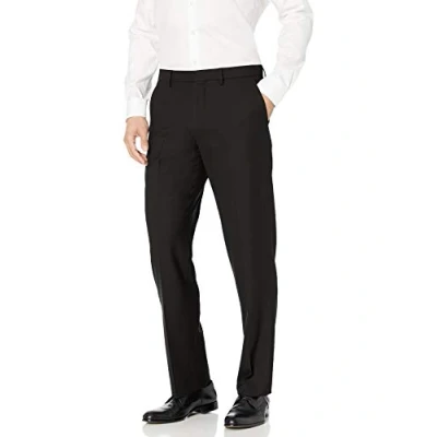 Abbildung von Amazon Essentials Herren Knitterfeste Stretch Hose, Klassische Passform, Schwarz, 38W / 30L