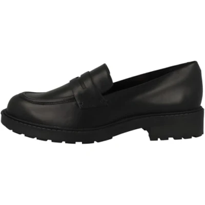 Abbildung von Clarks Orinoco Penny Slipper, Damen, Größe: 37, Black leather Leder