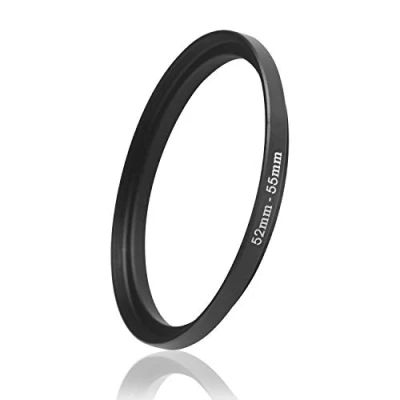 Abbildung von Ares Foto® Step Up Filteradapter Adapter Ring. CNC gefrästes Aluminium. Kompatibel mit Objektiven Aller Hersteller: Canon Sony Nikon Fujifilm Olympus Pentax Leica Tamron Sigma (52mm 55mm)