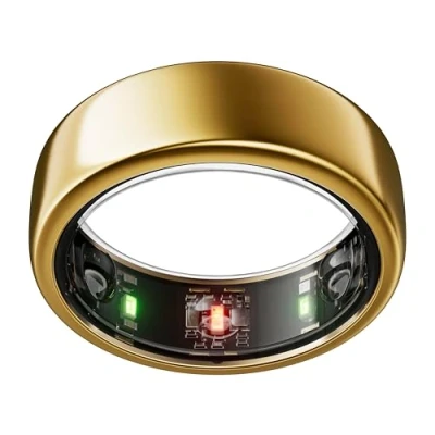 Abbildung von OURA Gen3 Horizon Smart Ring Größe 11, Gold Wearable für Schlaf , Herzfrequenz und Fitnesstracking Bis zu 7 Tage Akkulaufzeit Kompatibel mit iOS/Android Bestimme Deine vor dem Kauf