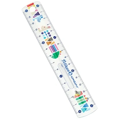 Abbildung von Pelikan 811224 Lineal Combino 15 cm, bruchsicher, 1 Stück