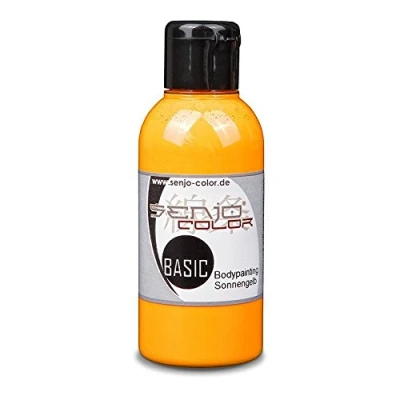 Abbildung von Senjo Color Basic Bodypainting I Gesicht &amp; Körper Make up Kosmetik, dermatologisch getestet Karneval, Kinderschminke 75ml braun