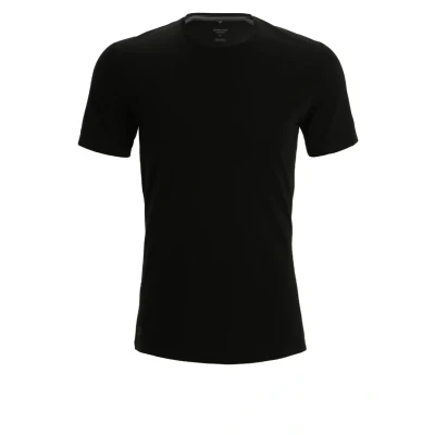 Abbildung von Icebreaker Anatomica SS Crewe Unterhemd/shirt, Herren, Größe: Medium, Black/monsoon
