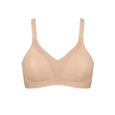 Abbildung von triaction by Triumph Wellness Sportbh mit starker Stützkraft, Damen, Größe: 80B, Neutral beige