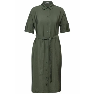 Abbildung von Cecil Musselin Blusenkleid, Damen, Größe: Large, Grün
