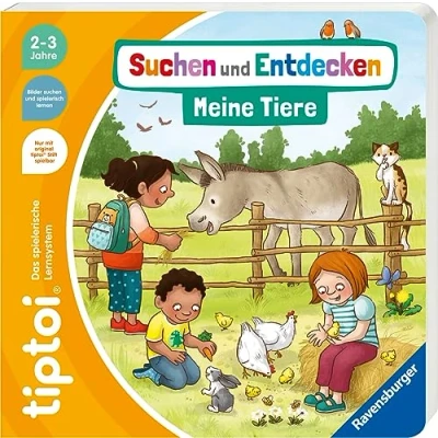 Abbildung von tiptoi® Suchen und Entdecken: Meine Tiere, Tierbuch mit Geräuschen Liedern