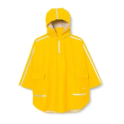 Abbildung von Playshoes Regen cape Langer Rücken Unisex Kinder,Gelb,140