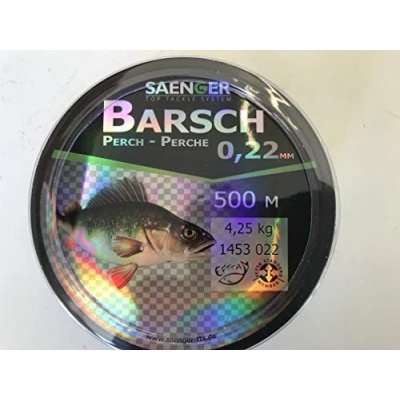 Abbildung von Specitec &quot; Barsch Schnur Ø 0,22mm Farbe: Light green transparent Angelschnur monofil Zielfischschnur