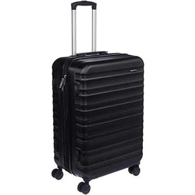 Abbildung von Amazon Basics Hartschalen Koffer 68 cm, Schwarz