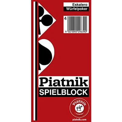 Abbildung von Piatnik 2963 Eskalero Yatzee Block 10er Packung