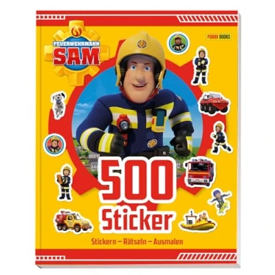 Abbildung von Feuerwehrmann Sam: 500 Sticker Stickern Rätseln Ausmalen: Activitybuch mit