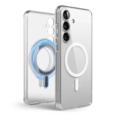 Abbildung von elago Kompatibel mit Samsung Galaxy S25 Plus Hülle Magnetische Hybride Klare Hülle, Präzise Kameraaussparungen, Starke Magnetkraft, Schutzhülle, PC/TPU Hybridtechnologie, Stoßfester Rahmen, 6,7&quot;