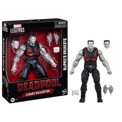 Abbildung von Marvel Legends Series Marvel’s Colossus, Deadpool Legacy Collection Deluxe Action Figur zum Sammeln, Figuren Skala 15 cm