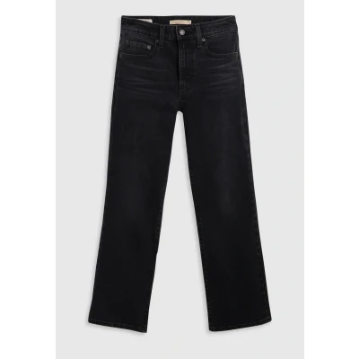 Abbildung von Levi&#039;s 725 Authentic KICK BOOT Jeans Bootcut, Damen, Größe: 24x27, Black denim