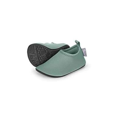 Abbildung von Sterntaler Unisex Baby Aquaschuh Uni Flacher Slipper, dunkelgrün, 25/26 EU