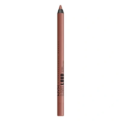 Abbildung von NYX Professional Makeup Lipliner, Mattes Finish, Kuss und farbecht sowie wischfest, Langanhaltend, Line Loud, 06 Ambition Statement