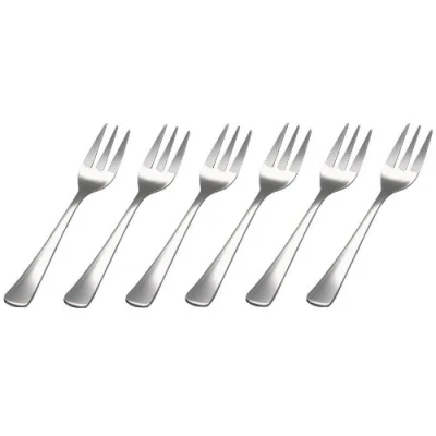 Abbildung von GRÄWE® 6 x Kuchengabel Edelstahl, Serie Würzburg