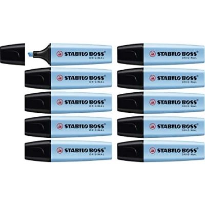 Abbildung von Textmarker STABILO BOSS ORIGINAL 10er Pack blau