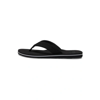 Abbildung von Quiksilver Molokai Layback Textured Badezehentrenner, Herren, Größe: 44, black white Kunststoff/polyamid