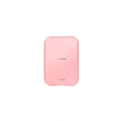 Abbildung von Canon Zoemini 2 Mini Fotodrucker 3 Monate Disney+ gratis mobil, tragbar, Hosentasche Printing KIT (Fotodruck 5x7,6 cm, für Smartphone + Tablet, Akku) roségold [+ 20 Zink Druck Set 10 Sticker]
