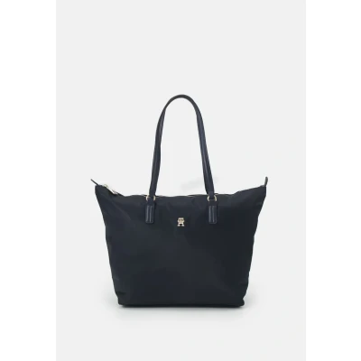 Abbildung von Tommy Hilfiger Poppy TOTE Shopping Bag, Damen, Größe: One Size, Space blue