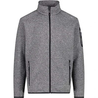 Abbildung von CMP Knit Tech Fleecejacke für Herren, Eis Titan Schwarz, 56