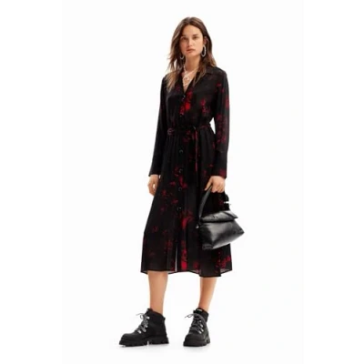 Abbildung von Desigual M. Christian Lacroix Maxikleid, Damen, Größe: Medium, Black