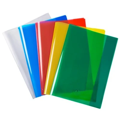 Abbildung von JOLLY Heftschoner in 5 bunten Farben, A4, aus extra starkem Polypropylen, Ultraschallverschweißung der Einschublaschen, perfekter Schutz für Hefte und Bücher, Schulbedarf