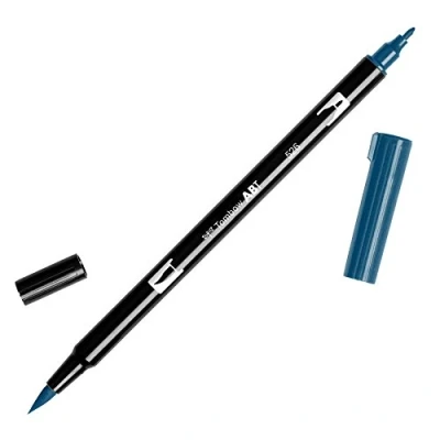 Abbildung von Tombow ABT 526 Fasermaler Dual Brush Pen mit zwei Spitzen, true blue