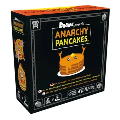 Abbildung von Zygomatic, Dobble Anarchy Pancakes, Partyspiel, Kartenspiel, 2 6 Spieler, Ab 8+ Jahren, 5 Minuten, Deutsch, Mehrsprachig