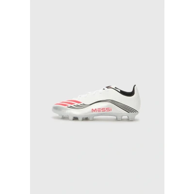 Abbildung von adidas Performance F50 Messi Unisex Fußballschuh Nocken White/lucid red/silvercoloured für Kinder, Größe: 35.5, red/silver coloured