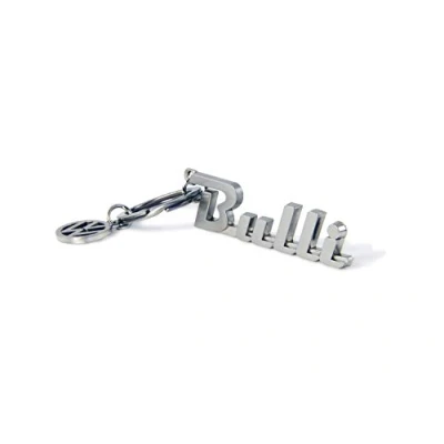Abbildung von BRISA VW Collection Volkswagen Metall Schlüssel Anhänger Ring Schlüsselbund Accessoire Keyholder im T1 Bulli Bus Design (Bulli/Silber)