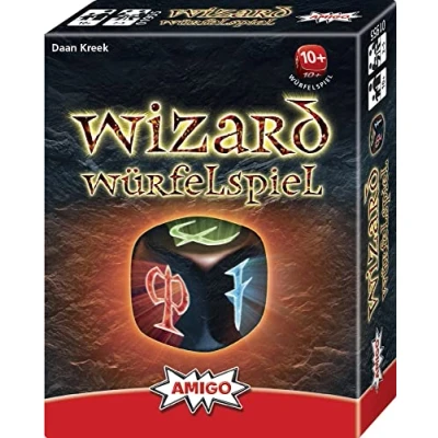 Abbildung von AMIGO Spiel + Freizeit 1955 Wizard Würfelspiel, Mehrfarbig, bunt