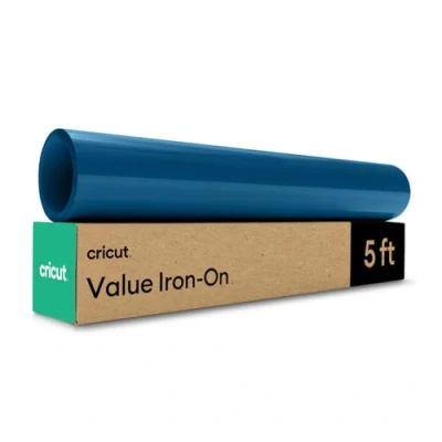 Abbildung von Cricut Value Bügelfolie Marineblau 30,5 cm x 152,4