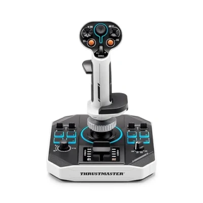 Abbildung von Thrustmaster Sol R 1 Flightstick Der Joystick für Dominanz und Erkundung im Weltraum auf dem PC