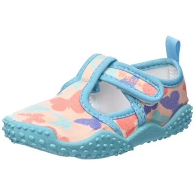 Abbildung von Playshoes Unisex Kinder Aquaschuhe Wassersportschuh, Schmetterlinge, 24/25 EU