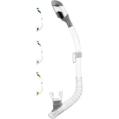 Abbildung von Cressi Unisex Kinder Schnorchel Minidry, clear/silver,one size, ES258960