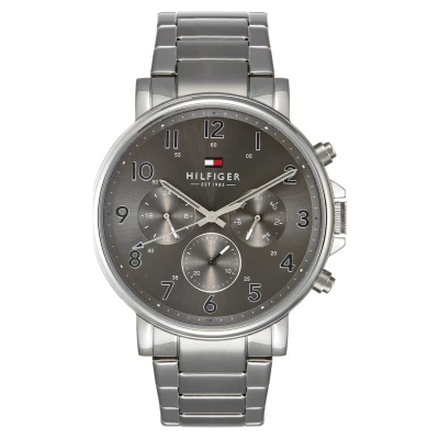 Abbildung von Tommy Hilfiger Daniel Uhr silvercoloured, Herren, Größe: One Size, Silver coloured