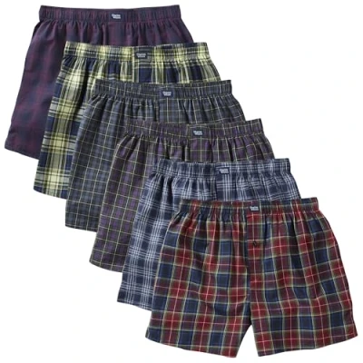 Abbildung von Charles Wilson 6er Packung Gewebte Boxershorts (M, Tartan Check 84)