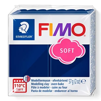 Abbildung von STAEDTLER 8020 35 Fimo Soft Normalblock, Modelliermasse, 57 g, windsorblau, 1 Packung