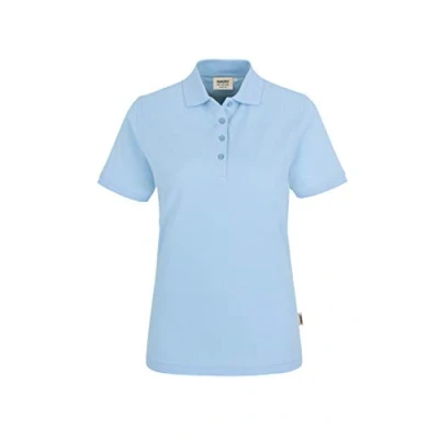 Abbildung von HAKRO Damen Polo Shirt &quot;Classic&quot; 110 ice blue Größe: M