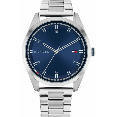 Abbildung von Tommy Hilfiger Uhr, Herren, Größe: One Size, Silber
