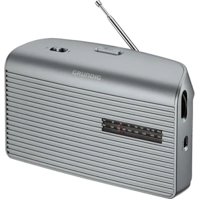 Abbildung von Grundig Music 60X Grey empfangsstarkes Radio, UKW, 2 Wellenbereiche zur Auswahl unzähliger Sender, Qualitäts Lautsprecher, Klangregler für individuelle Klangeinstellung, Automatische Loudness, Grau