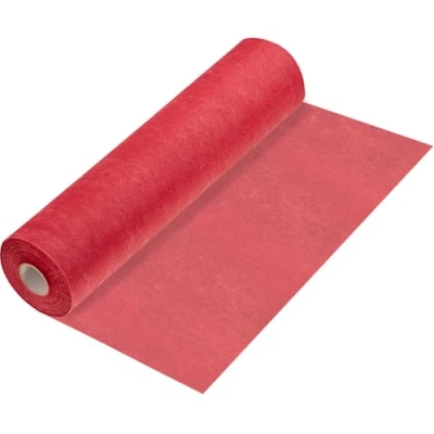 Abbildung von 100%Mosel Vlies Tischläufer, in Rot (30 cm x 25 m), dekoratives Tischband, edle Tischdeko für Geburtstage &amp; Hochzeiten, Bunte Dekoration zu besonderen Anlässen