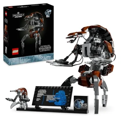 Abbildung von LEGO Star Wars Droideka Set, Droiden Modellbausatz für Erwachsene, Deko das Büro, Sammlerstück, Geschenkidee Männer und Frauen 75381