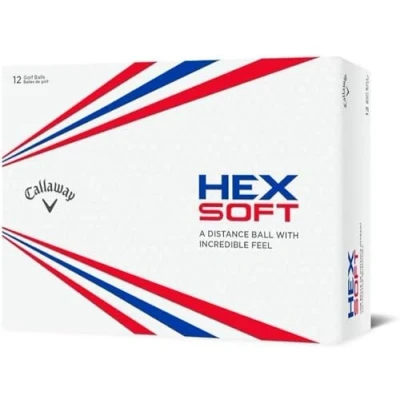 Abbildung von Callaway Golf Hex Soft Golfbälle, Weiß