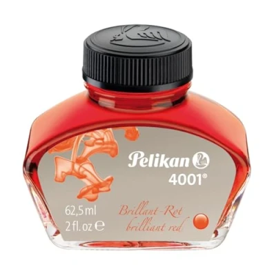 Abbildung von Pelikan Tintenglas Tinte 4001®, Brilliant Rot, 62,5 ml, 1 Glas