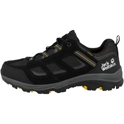 Abbildung von Jack Wolfskin VOJO 3 Texapore LOW Hikingschuh, Herren, Größe: 44.5, Black/burly yellow Schuhe