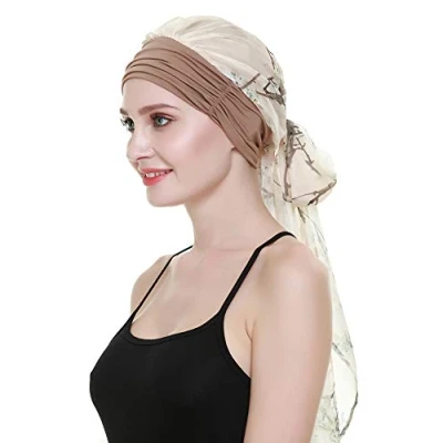 Abbildung von FocusCare Kopf tücher für krebspatienten Chemo caps Kopfbedeckung Baumwolle Kopftuch chemotherapie headcovers