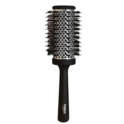 Abbildung von PARSA Beauty Professional Wirkstoffbürste Lotus + Zink (Volumen Rundbürste 44mm) Haarbürste für Pflege und extra Volumen lockiges Haar langes